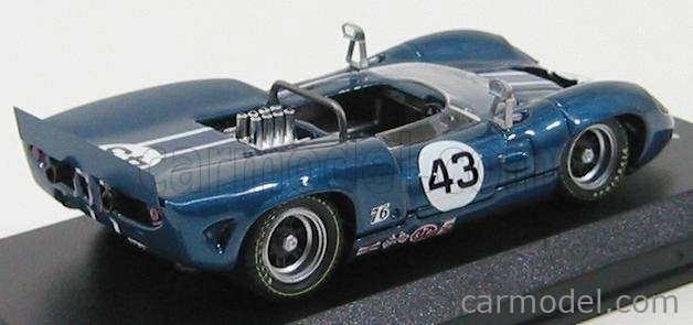 Najlepší model Lola T70 Spider N 43 Riverside 1966 J.stewart 1:43 Blue Met
