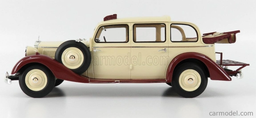 Triple9 Mercedes benz 260d Pullman Landaulet Semiconvertible Open 1936 1:18 Bílá Červená