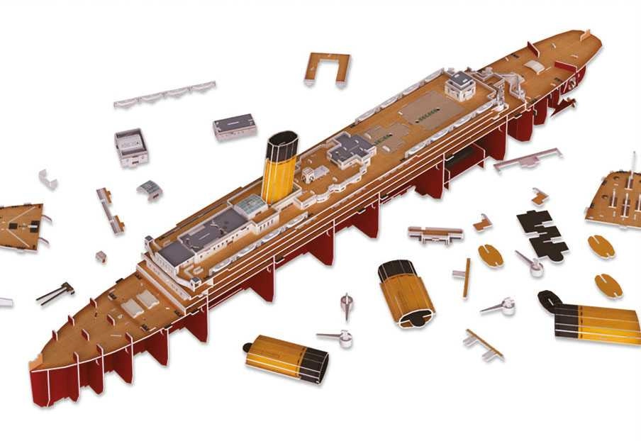 Revell 3D Puzzle – RMS Titanic s LED osvetlením