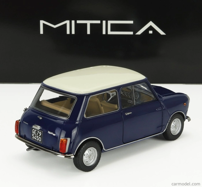 Mitica-diecast Innocenti Mini Cooper Mk2 1968 1:18 Modrá Ivory