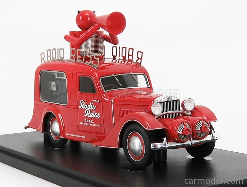 Autocult Steyr Xx Versuchswagen - Radio Reiss - Austria 1929 1:43 Red