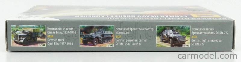 Zvezda Tank Sd.kfz. 251/1 Truck 1942 1:100 /
