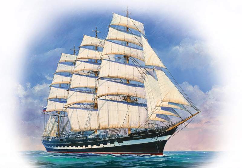 Zvezda Kruzenshtern Sailingship (1:200)