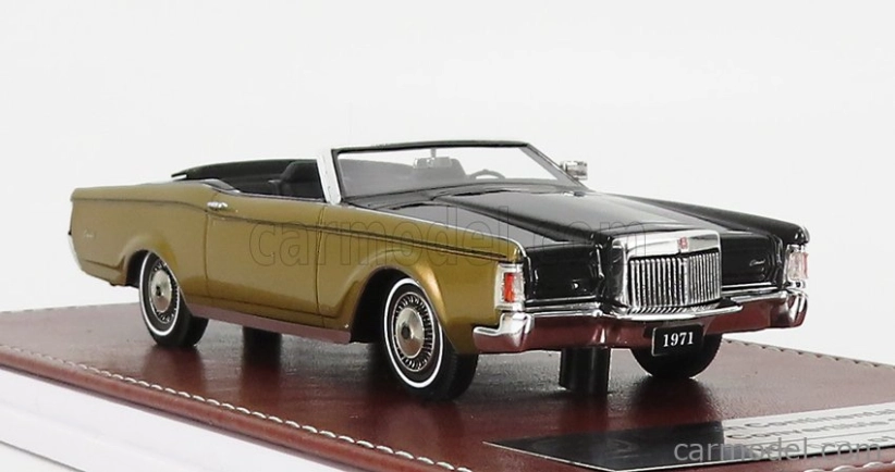 Great-iconic-models Lincoln Continental Mark Iii Convertible 1971 1:43 Černé Zlato