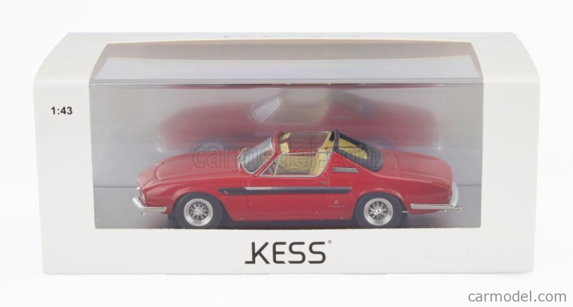 Kess-model Ferrari 330 Gt 2+2 Sn.6109 Michelotti Cabriolet Otvorené 1964 1:43 Červená čierna