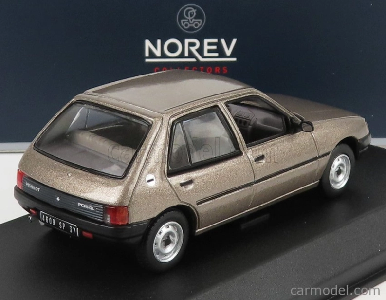 Norev Peugeot 205 Gl 1988 1:43 svetlohnedý