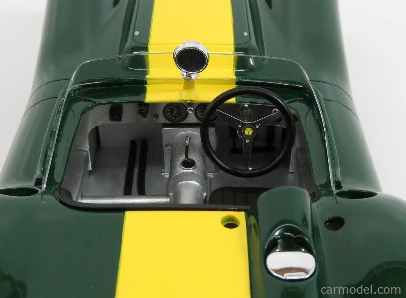 Matrix modely v mierke 1:18 Jaguar Lister 1958 Zeleno-žltá