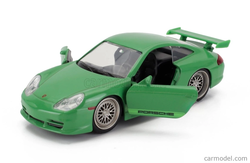 Jada Porsche 911 996 Gt3 Coupe 1999 1:32 Zelená