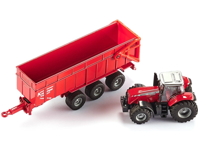 SIKU Farmer – Massey Ferguson traktor s prívesom 1:87