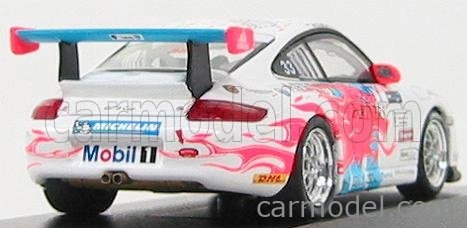 Minichamps Porsche 911 Gt3 N 33 Carrera Cup Asia Macau 2007 M.weng Sun 1:43 Biela svetlomodrá červená