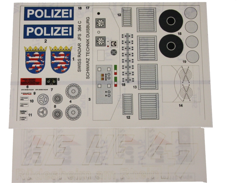Krick Policajný čln HE 4 kit