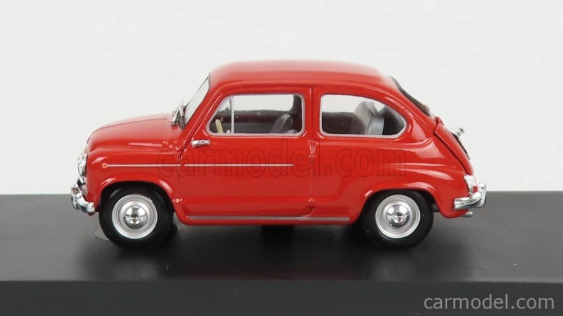 Brumm Fiat 600d Berlin 1960 1:43 Rosso Corallo - červená
