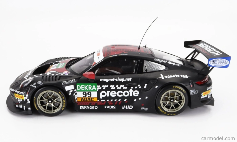 Ixo-models Porsche 911 991-2 Gt3 R Precote Herbert Motorsport Team N 99 1:18, černá