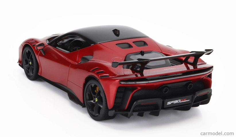 Bburago Ferrari Sf90xx Stradale 2024 1:18 Rosso Magma - Červená S Černou