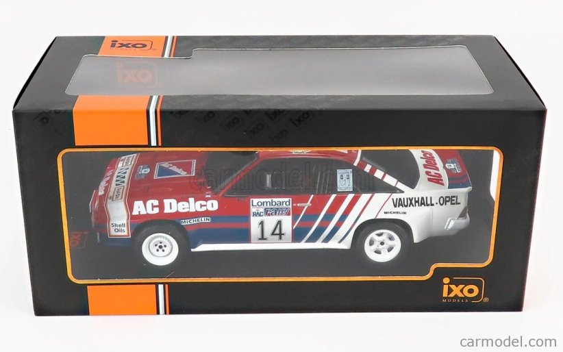 Ixo-models Opel Manta B 400 N 14 Rally Rac Lombard 1985 1:18, červená