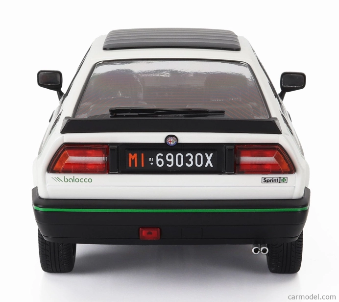 Mitica-diecast Alfa romeo Alfa Romeo Sprint 1.5 Quadrifoglio Verde Balocco 1984 1:18 Bianco Capodimonte - Bílá