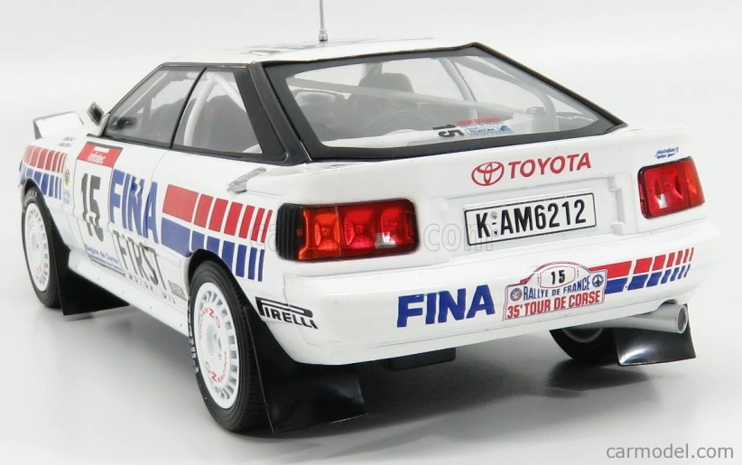 Triple9 Toyota Celica Gt-4 St165 Fina N 15 Rally Tour De Corse 1991 M.duez - K.wicha 1:18 Biela