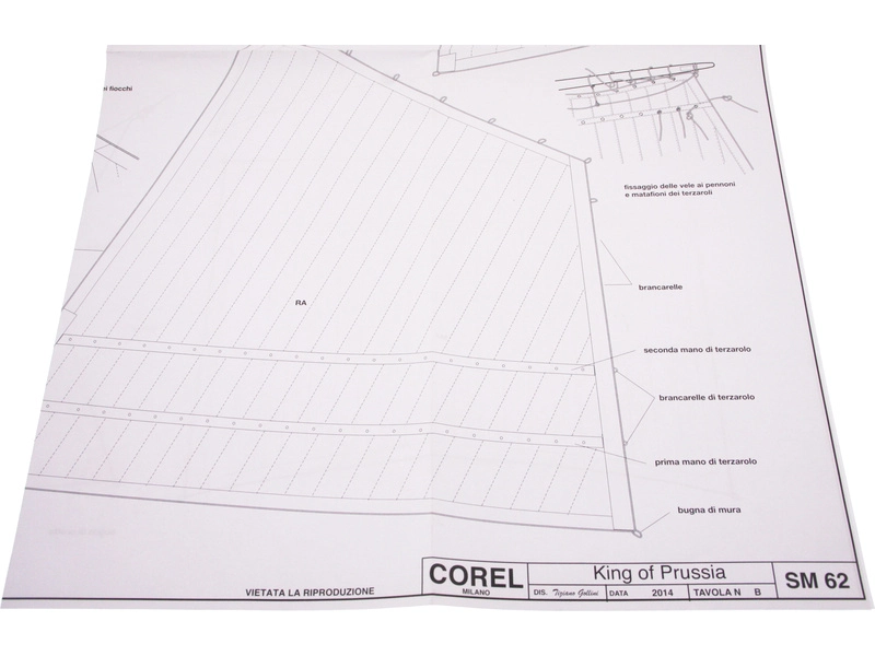 COREL King of Prussia 1777 1:42 kit