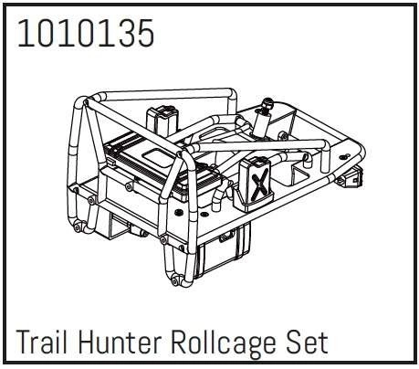 HBP240281 - (1010135) T-Hunter Rollcage/Load Area - PRO Crawler 1:18