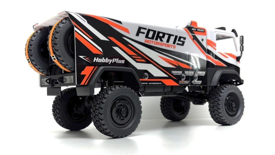 Hobby Plus / Absima DKR-4 Fortis Rally Truck Brushless RTR 1:18 4WD White