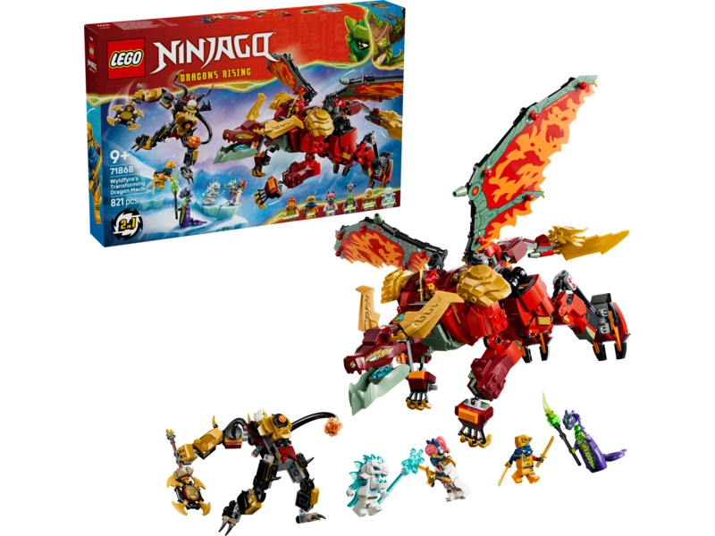 LEGO Ninjago - Wyldfyre a transformační dračí oblek