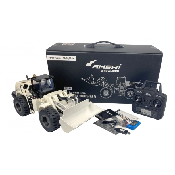 RC kolesový nakladač G485E AE V2.0, biely