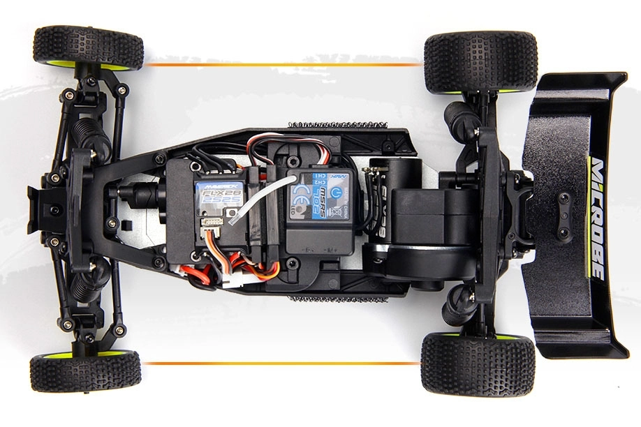 Microbe Flux 1/24th Buggy - Žltá
