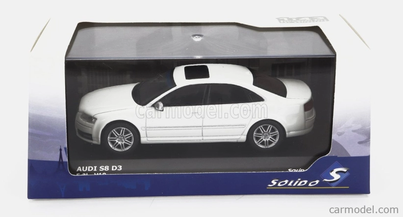 Solido Audi A8 S8 (d3) 2010 1:43 Bílá