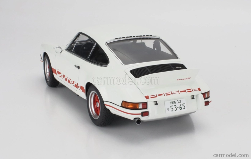 Autoart Porsche 911 Carrera Rs 1973 - The Circuit Wolf - (rival) Sakon Hayase - Manga Movie 1:18 Bielo-červená