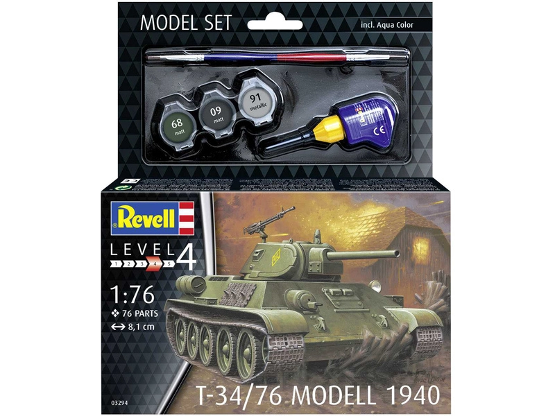 Revell T-34/76 model 1940 (1:76) (súprava)