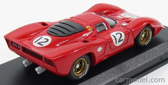 Najlepší model Ferrari 312p Coupe N 12 Bridgehampton 1969 P.rodriguez 1:43 Red