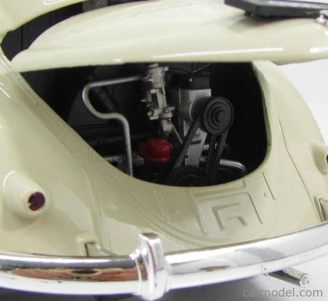 Welly Volkswagen Beetle Classic s uzavretou strechou 1950 1:18 Ivory