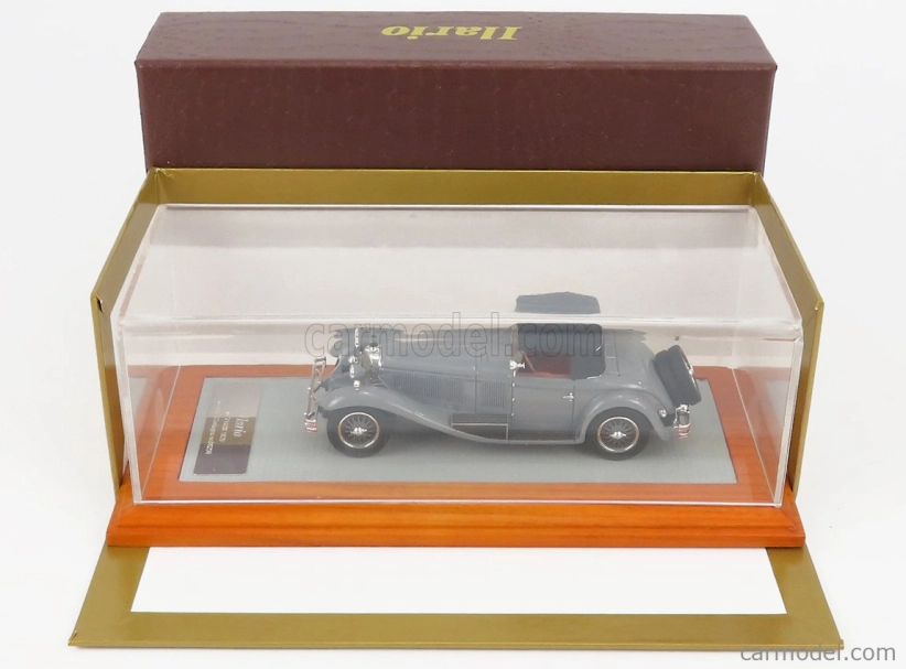 Ilario-model Mercedes Benz 710ss Spider Sn36208 Roadster Cabriolet Castagna Closed 1929 - Aktuálne auto 1:43 Grey