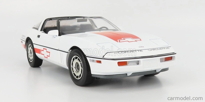 Greenlight Chevrolet Corvette C4 1988 1:18 Bílá Červená