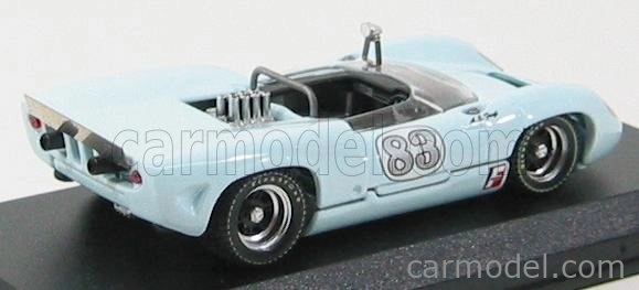 Najlepší model Lola T70 Spider N 83 Nassau 1966 A.j. Foyt 1:43 Veľmi svetlomodrá