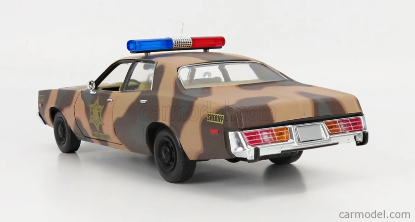 Greenlight Dodge Monaco Hazzard Police Hazzard County 1978 1:18 Camouflage