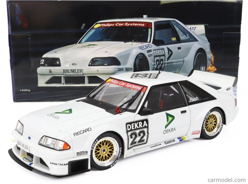 Werk83 Ford usa Mustang 5.0 N 22 Dtm Season 1994 Gerd Ruch 1:18 Bílá