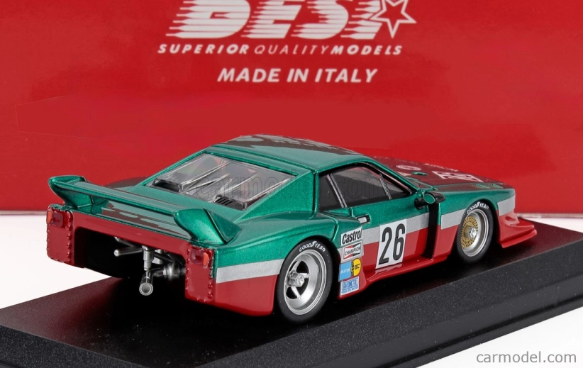 Best-model Lancia Beta Montecarlo Turbo Team Lancia Corse N 26 6h Mugello 1980 Carlo Facetti - Martino Finotto 1:43 Zelená Červená