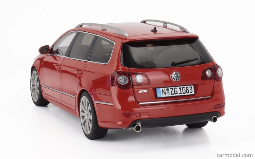 Nzg Volkswagen Passat Variant R36 V6 Sw Station Wagon 2010 1:18 Rosso Tornado - Červená