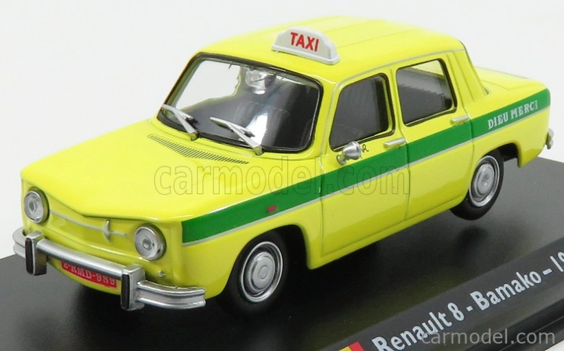 Edicola Renault 8 Taxi Bamako 1970 1:43 Žltozelená