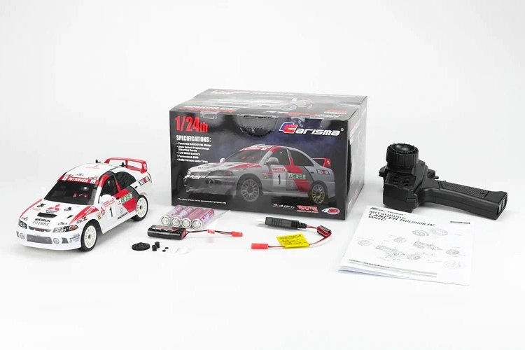 GT24 MITSUBISHI Lancer Evo 4 WRC 4WD 1/24 MICRO RALLY RTR