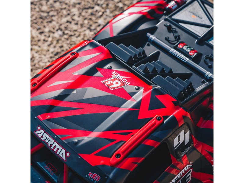 RC auto Arrma Mojave 6S BLX 1:7 4WD RTR, červená