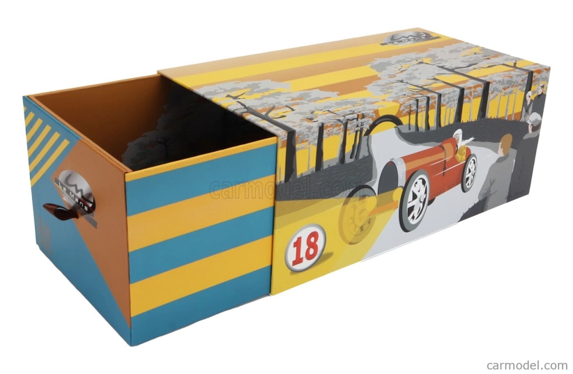 Miniatúry Le mans Bugatti F1 Type 59 N 28 Monaco Gp 1934 Tazio Nuvolari 1:18 Bordeaux