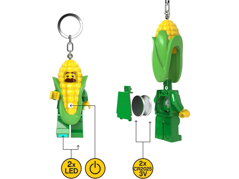 LEGO svietiaca kľúčenka - kukurica