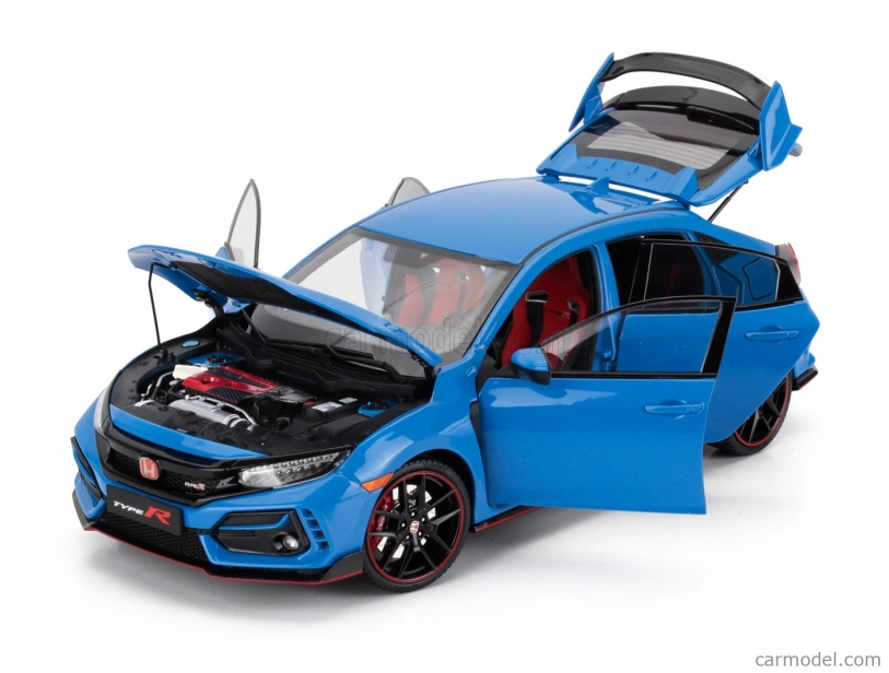 Lcd-model Honda Civic Type-r (fk8) 2020 1:18 Blue