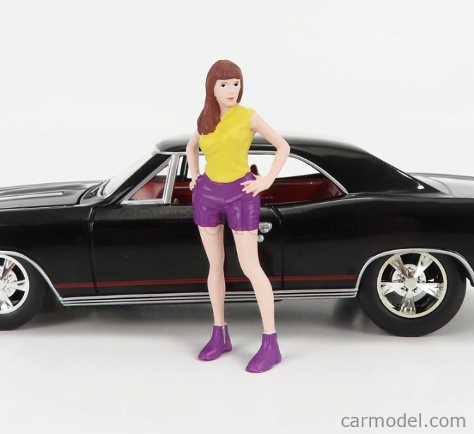 Americké diorámy Figúrky Cara - Gilrs Night Out 1:24 Yellow Purple