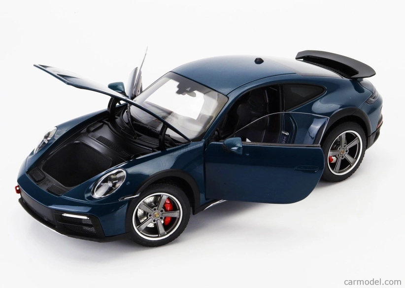 Norev Porsche 911 992 Dakar Coupe 2023 1:18 Fjord Blue Green