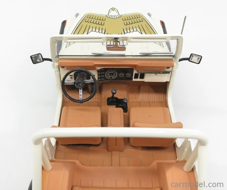 Greenlight Jeep Cj-7 Dixie Closed 1979 - Look-a-like Dixie - The Dukes Of Hazzard 1:18 Bílá