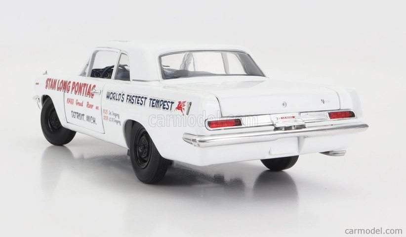Highway61 Pontiac Tempest Stan Long Pontiac Detroit Michigan 1963 1:18 Bílá