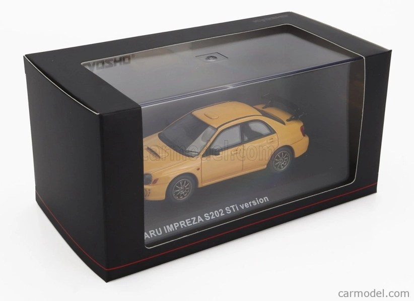 Kyosho Subaru Impreza (s202) 2002 1:43 Žltá